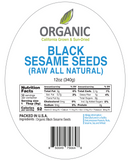 SFMart McCabe Organic Raw Black Sesame Seed 12oz - SFMart