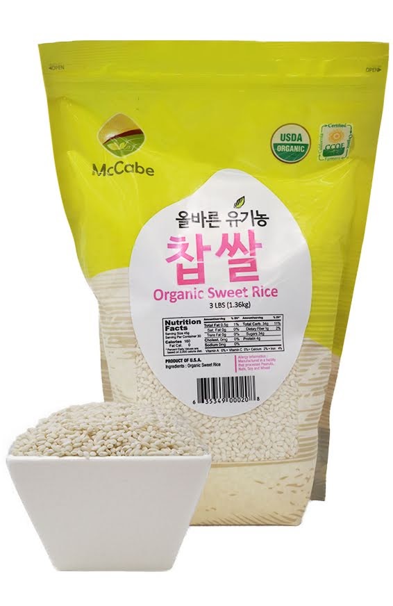SFMart McCabe Organic Sweet Rice, 3lbs Grain & Rice- SFMart