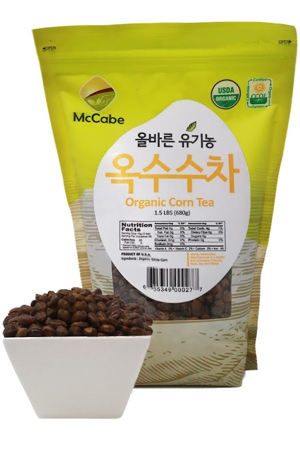 SFMart McCabe Organic Tea, (3-Pack) (1.5lbs Corn Tea, 1.5lbs Barley Tea, and 2lbs Brown Rice Tea) Tea & Coffee- SFMart