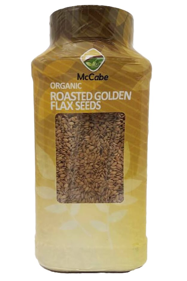 SFMart McCabe Organic Roasted Golden Flax Seeds (유기농 아마씨) 1lb - SFMart