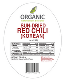 SFMart McCabe Organic Sun-Dried Red Chili Pepper (Korean Variety), 50g - SFMart