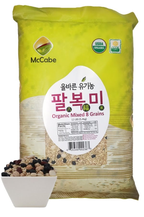 SFMart McCabe Organic 8 Mixed Grain 12lbs Grain & Rice- SFMart