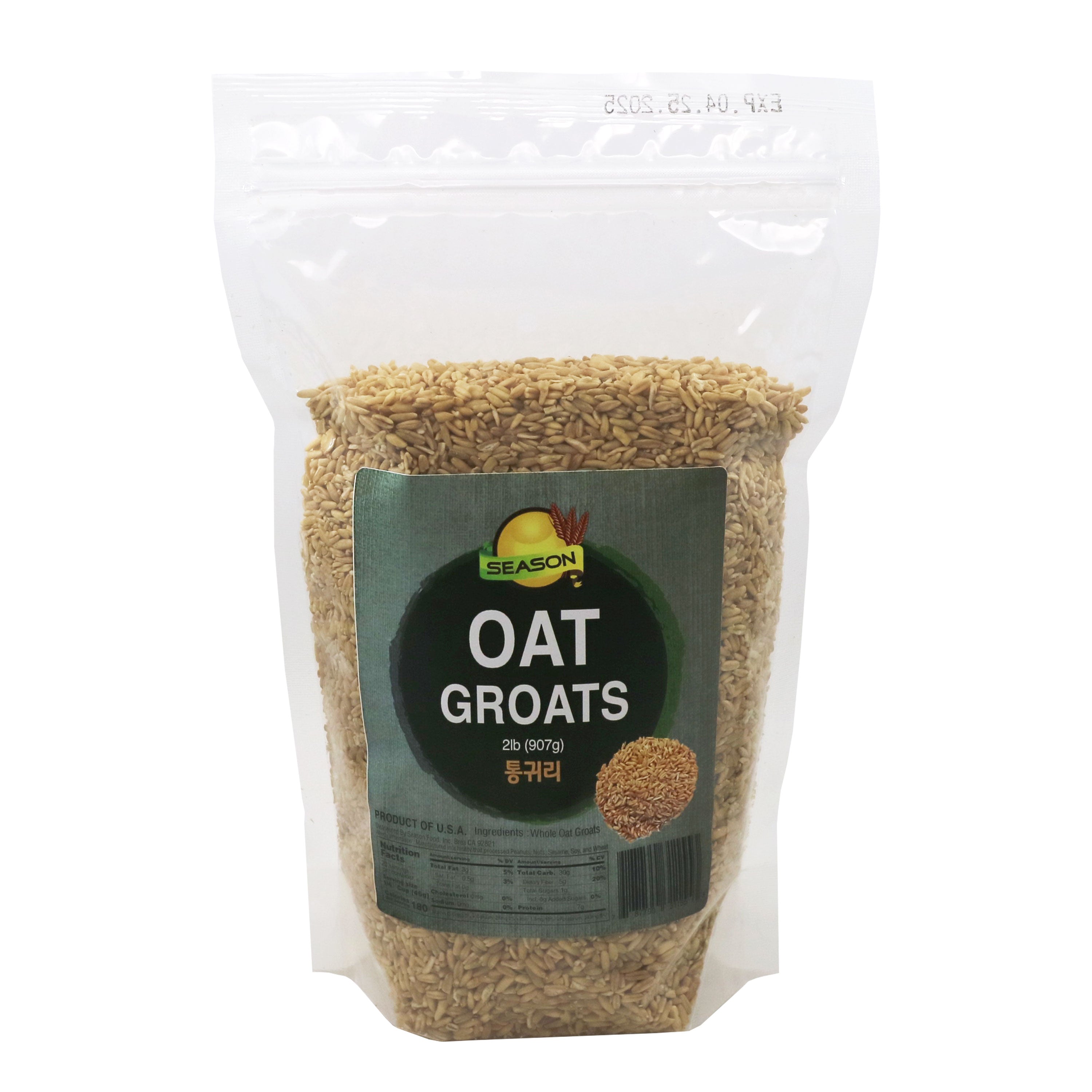Season Whole Oat Groats 2lbs – SFMart